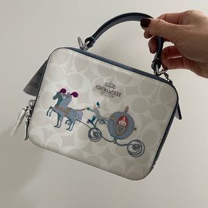 coach Disney box cinderella crossbody bag